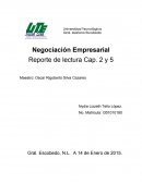 Negociación Empresarial Reporte de lectura Cap. 2 y 5