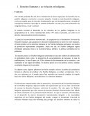 Derechos de los pueblos indígenas a territorios y recursos naturales