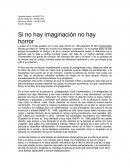 Analisis de frankenstein Si no hay imaginación no hay horror