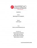Metodología de la investigación Vida en un fraccionamiento de Lujo