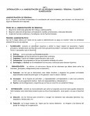 INTRODUCCIÓN A LA ADMINISTRACIÓN DE LOS RECURSOS HUMANOS / PERSONAL: FILOSOFÍA Y PLANIFICACIÓN