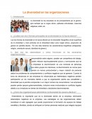 La diversidad en las organizaciones