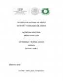 METROLOGIA Y NORMALIZACION UNIDAD I