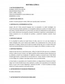 Caso HISTORIA CLÍNICA