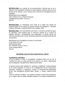 Concepto de metodologia. ENFOQUES CUALITTATIVO,CUANTITATIVO Y MIXTO