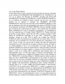 Acta de investigación interna - Inderasa