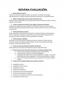 Novena evaluacion realidad nacional