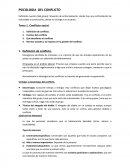 PSICOLOGIA DEL CONFLICTO