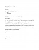 CARTA DE SUSPENSIÓN DE SERVICIOS