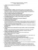 Fundamentos de Telecomunicaciones – Preguntas