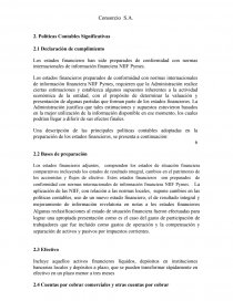 Consorcio S.A. 2. Políticas Contables Significativas. Página 1