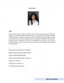 Ejemplo de un Hoja de vida