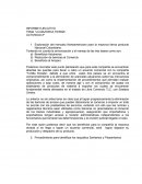 Informe la mazorca dorada