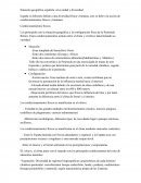 Situación geográfica española: uLos nidad y diversidad