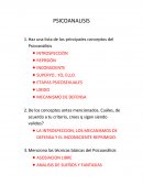 PSICOANALISIS los principales conceptos.