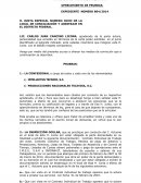 PRUEBAS LABORAL OFRECIMIENTO DE PRUEBAS