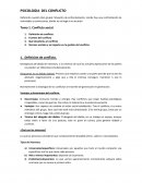 Definición nuestra (del grupo): Situación de enfrentamiento, donde hay una confrontación de voluntades y convicciones, donde no se llega a un acuerdo.