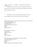 La empresa, la organización y la administración.