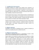 Medio ambiente- Objetivo general.