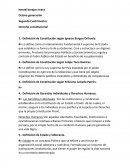 Definición de Constitución según Ignacio Burgoa Orihuela..