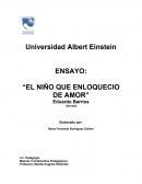 EL NIÑO QUE ENLOQUECIÓ DE AMOR.