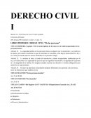 TITULO PRIMERO, Capítulo I “De la tutela legítima de los mayores de edad incapacitadas de las personas físicas”.