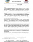 Acta circunstanciada: Constancia de posesión