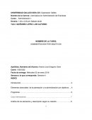 Nombre de la Carrera: Licenciatura en Administración de Empresas