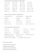 Ejercicios matematicas.