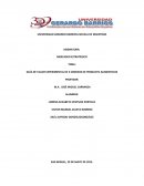 Sondeos de productos alimenticios