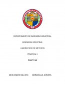 INGENIERIA INDUSTRIAL: LABORATORIO DE METODOS