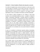 Actividad 3.2. - Artículo Académico: Relación entre educación y economía