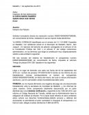 DERECHO DE PETICION TRANSITO Y TRANSPORTE.