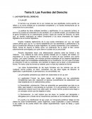 LAS FUENTES DEL DERECHO.