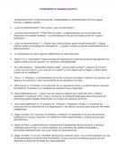 Pensamiento administrativo.