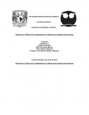 Practica No. 8: Efecto de la Temperatura en La Reacción de Yodación de la Acetona