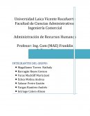 Ingeniería Comercial Administración de Recursos Humanos