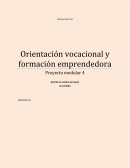 Orientación vocacional y formación emprendedora