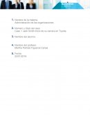 Caso 1 Jack Smith Inicio de su carrera en Toyota