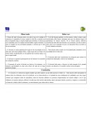 Cuadro de observación docente