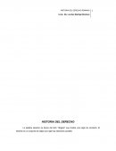 Historia del Derecho Romano.