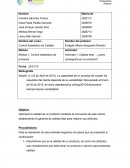 Actividad de control estadístico de la calidad