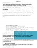 LA LECTURA. Los conceptos