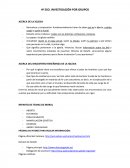 INVESTIGACIÓN POR GRUPOS ACERCA DE LA IGLESIA