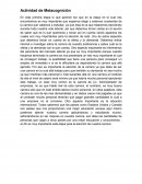 Nose Actividad de Metacognición