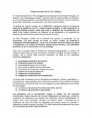 Modelo educativo de la FES Zaragoza