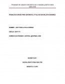 TRABAJO DE GRADO PARA OBTENER EL TITULO DE BACHILLER ACADEMICO