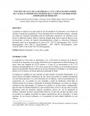 VOLUMEN DE AGUA DE LA QUEBRADA LA YUCA REALIZANDO AFOROS DE CAUDAL EN DIFERENTES SESIONES QUE CUMPLAN LOS REQUISITOS APROPIADOS DE MEDICIÓN