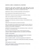 GUIÓN DE LA OBRA “LA MANZANA DE LA DISCORDIA”