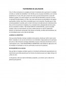 TESTIMONIO DE SALVACIÓN